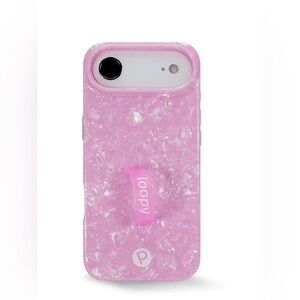 Loopy Case for iPhone 15 Pro Max- Pink Opal Shell